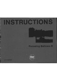 Leica Close-up manual. Camera Instructions.